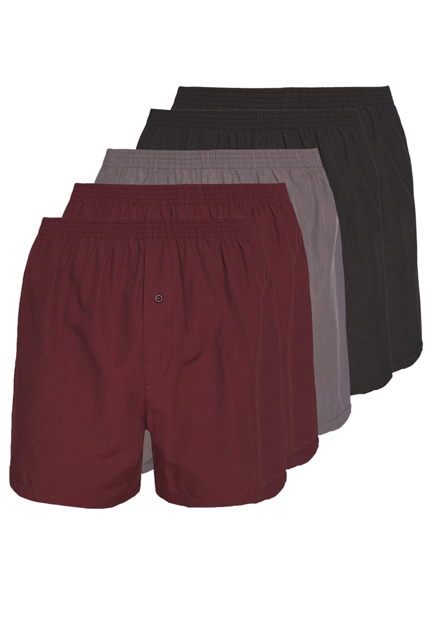 Pier One 5 Pack - Boxershort - Black/Grey/Red - Afbeelding 6