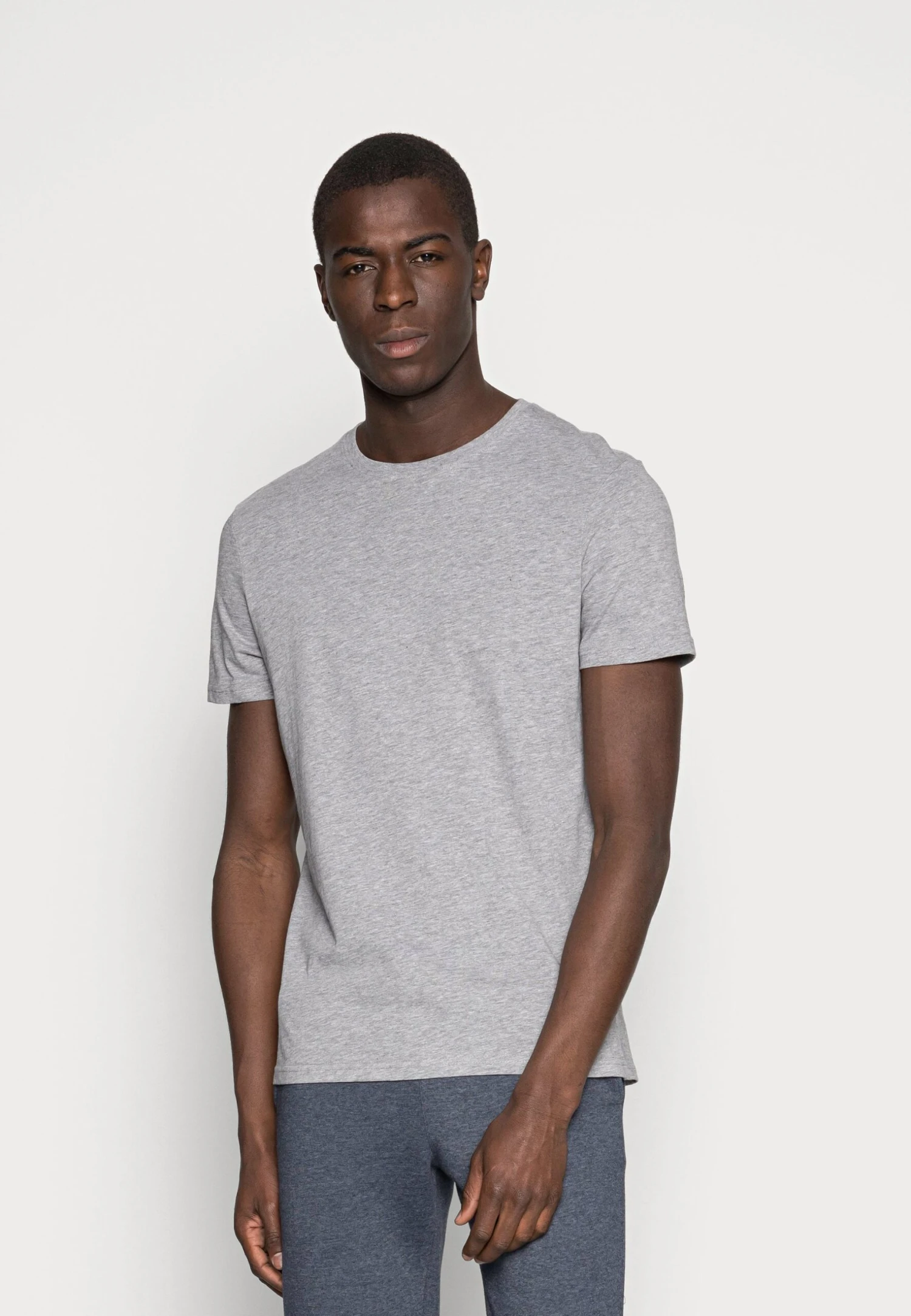 Pier One 3 Pack - T-Shirt Basic - White/Black/Light Grey - Afbeelding 4