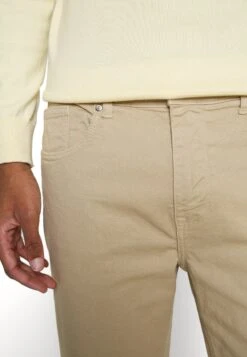 Pier One Slim Fit Jeans - Beige -Pier One Goedkope Winkel 5c0c3fb9ba344384b5ed37a30e251c8c