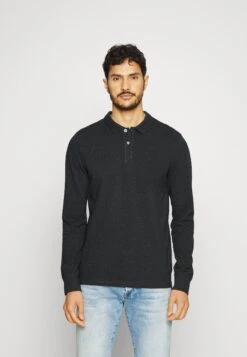 Pier One Long Sleeve 2 Pack- Poloshirt - Dark Grey/Khaki -Pier One Goedkope Winkel 61c36d2fe9404d06a651873e3825e3f3