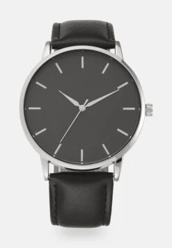 Pier One Horloge - Black/Silvercoloured