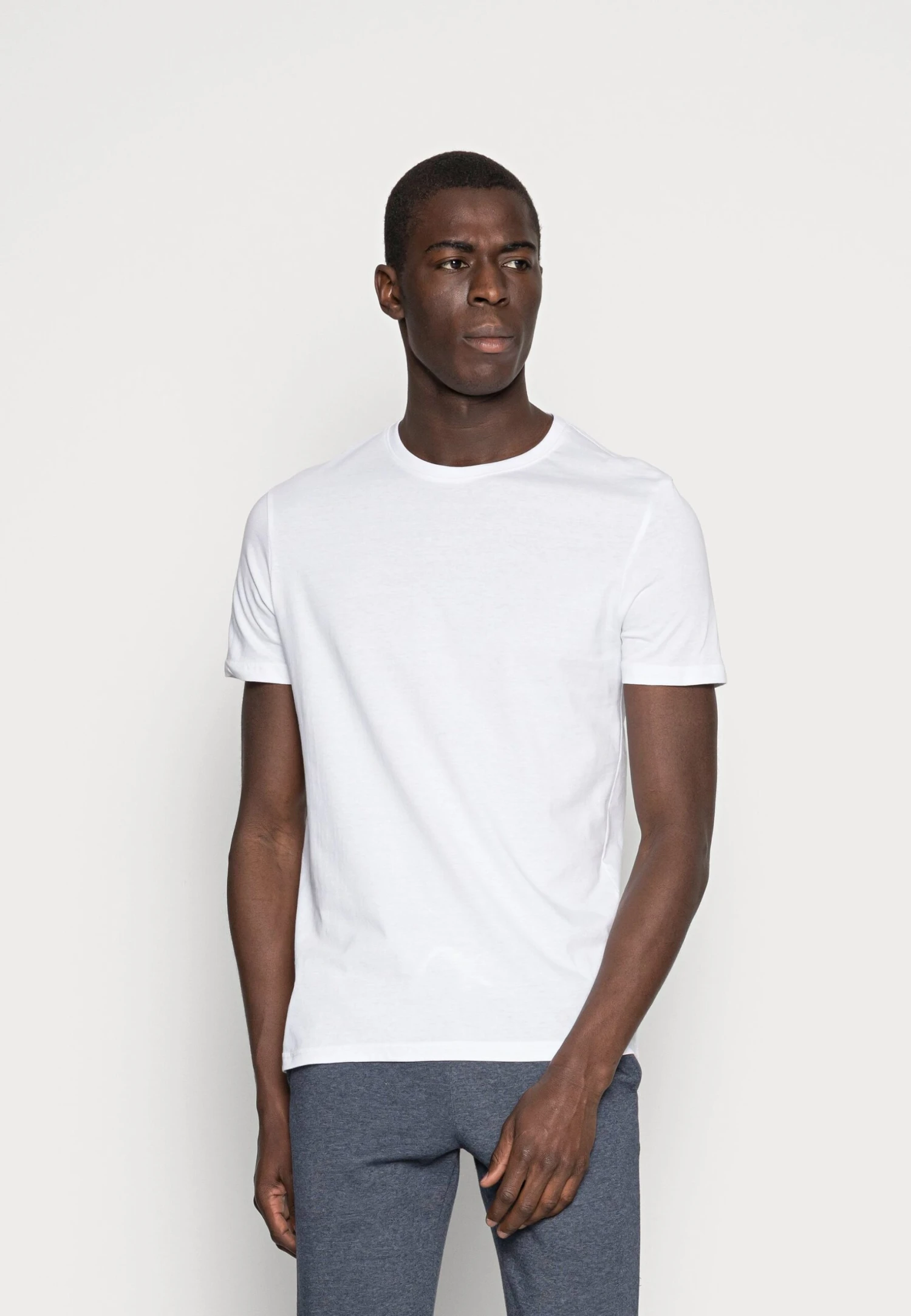 Pier One 3 Pack - T-Shirt Basic - White/Black/Light Grey - Afbeelding 2