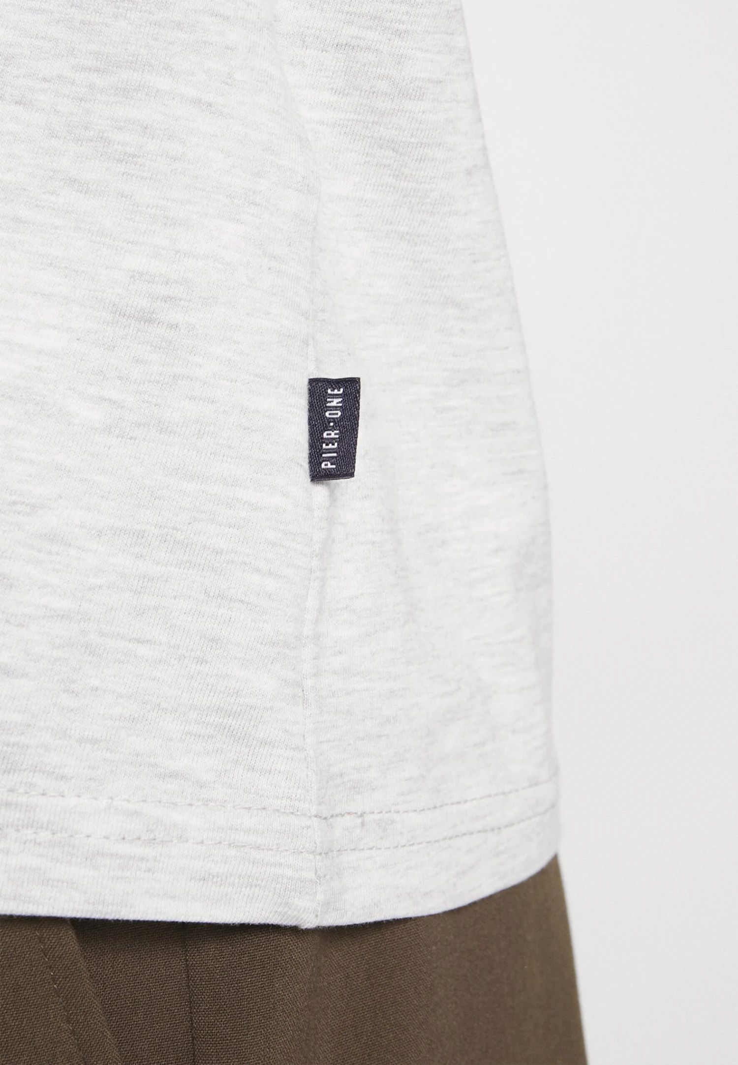 Pier One 5 Pack - T-Shirt Basic - Light Grey - 101_White - 001_Green - 602 - Afbeelding 8