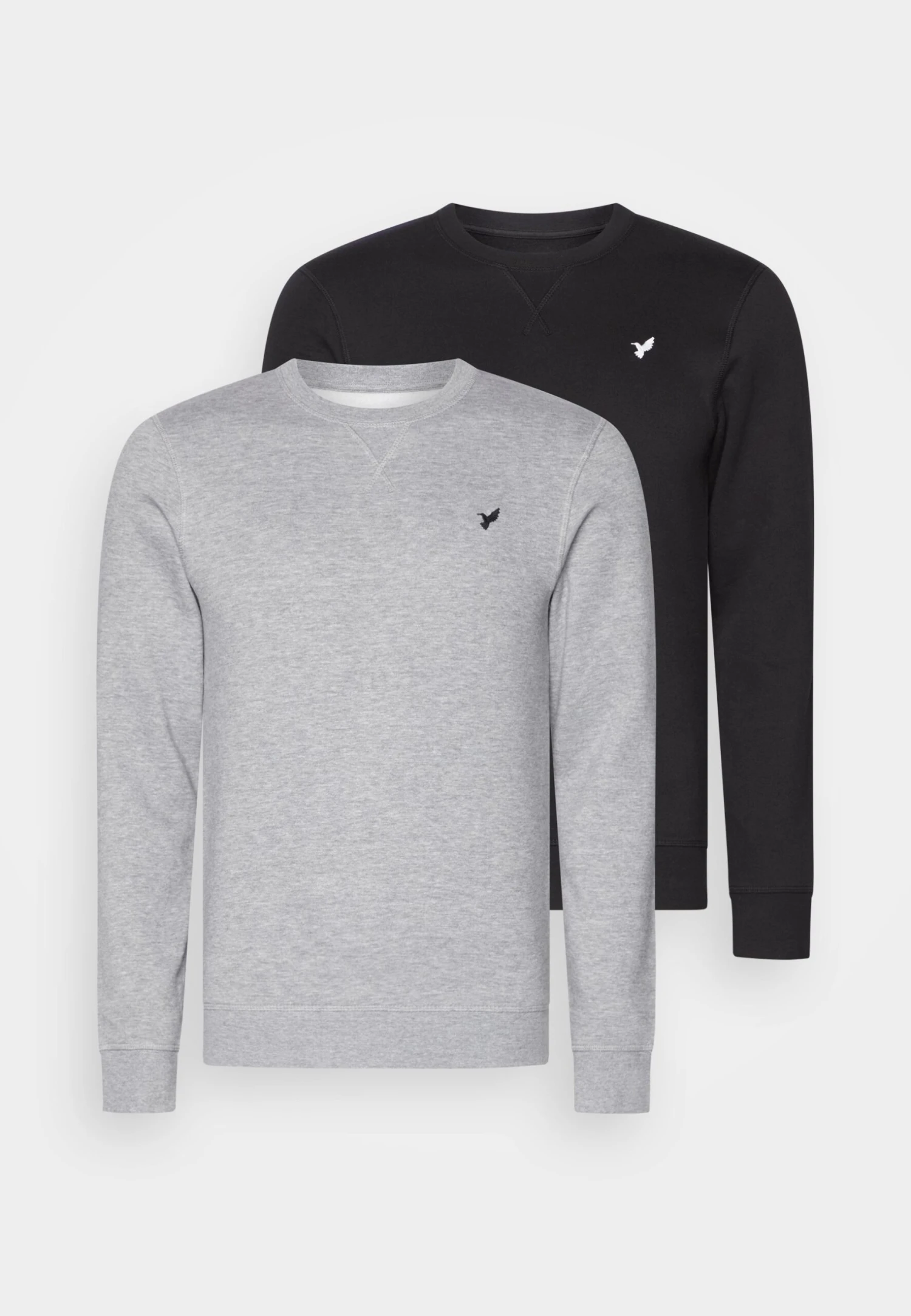 Pier One Sweater - Black/Mottled Grey