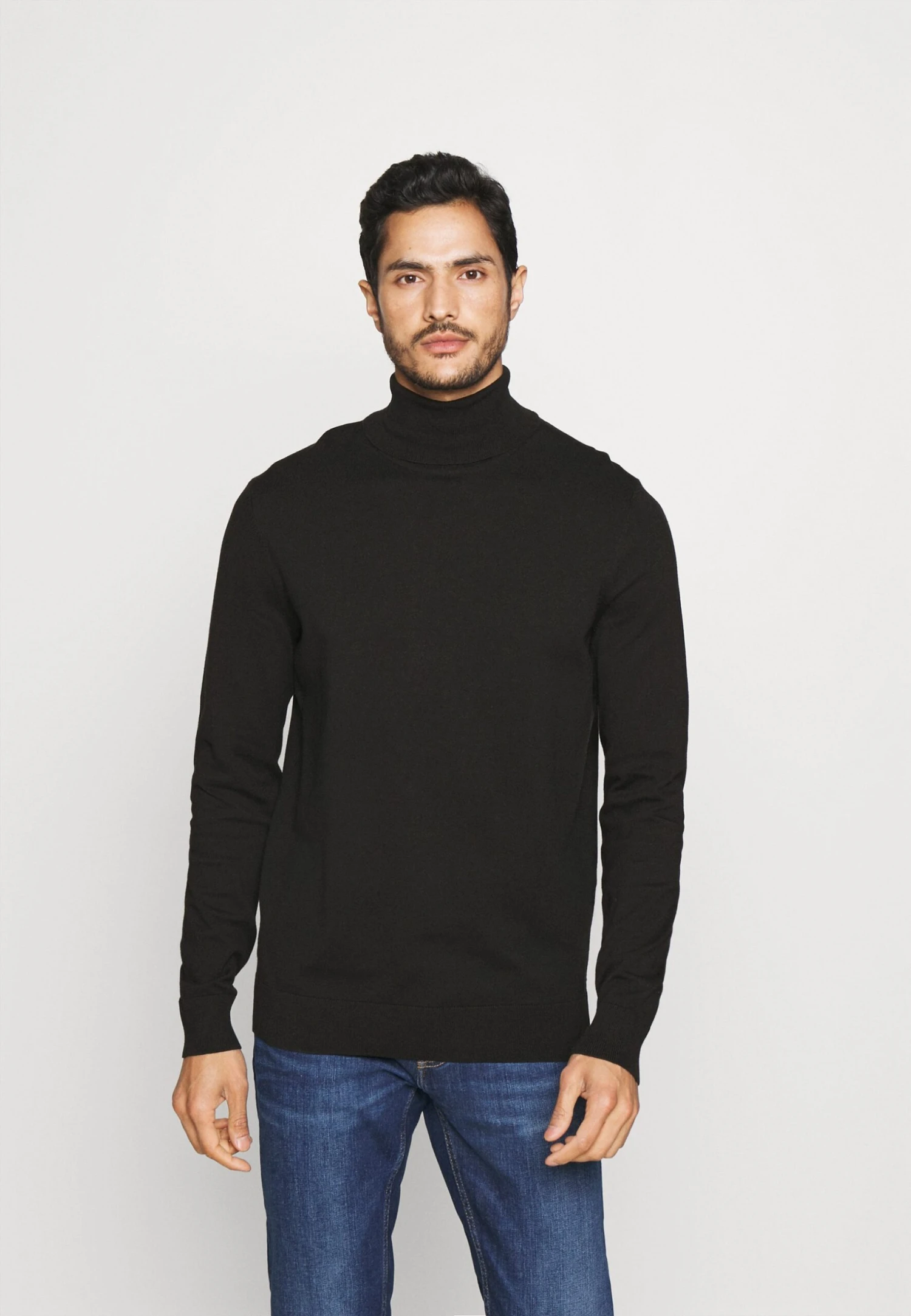 Pier One 2 Pack - Basic Turtleneck - Trui - Black/Mottled Brown - Afbeelding 4