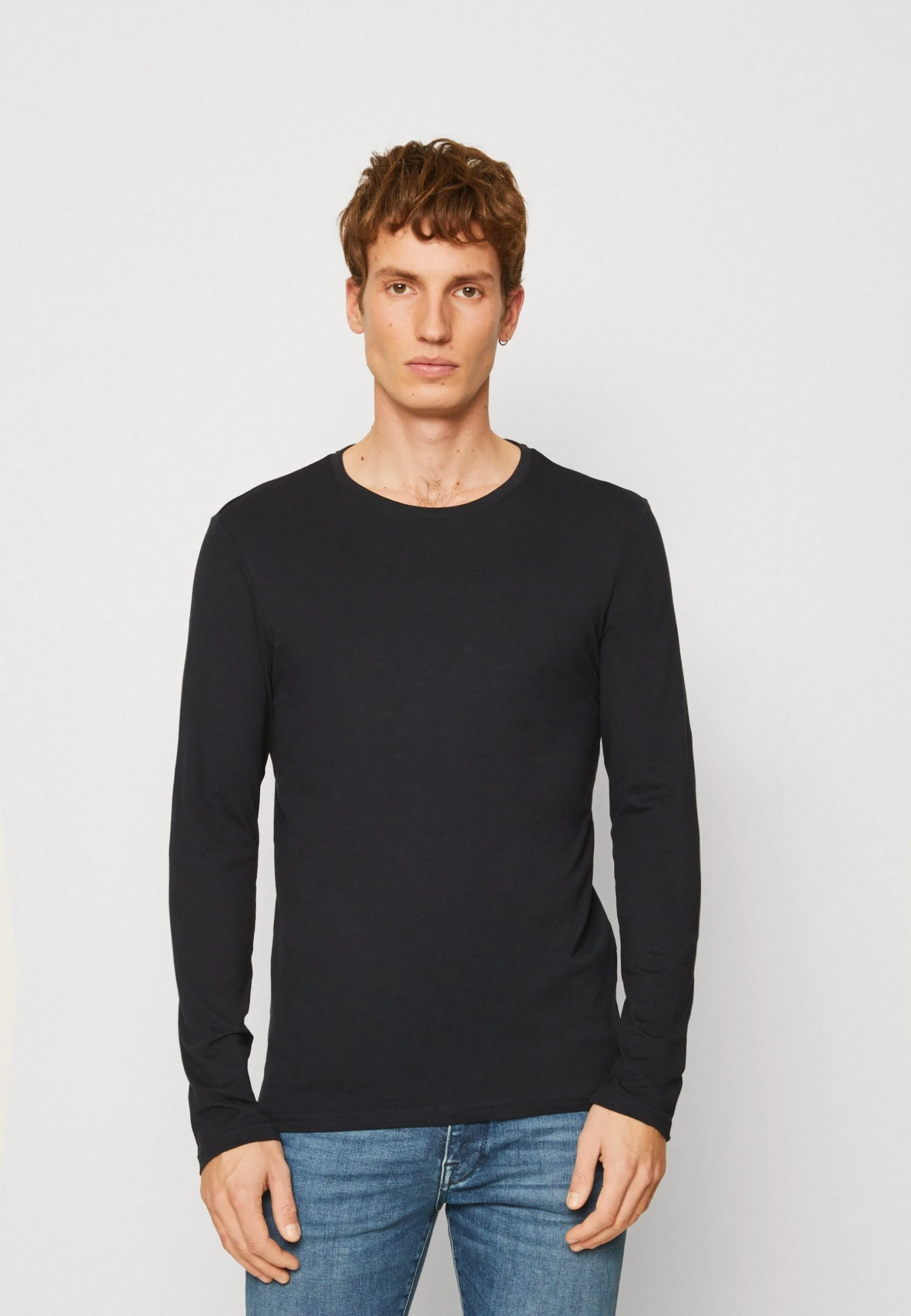 Pier One 2 Pack - Longsleeve - Light Blue/Dark Blue - Afbeelding 4