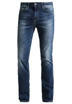 Pier One Straight Leg Jeans - Washed Dark Blue -Pier One Goedkope Winkel a50c76bb7abb42f898d09733f52d63c1