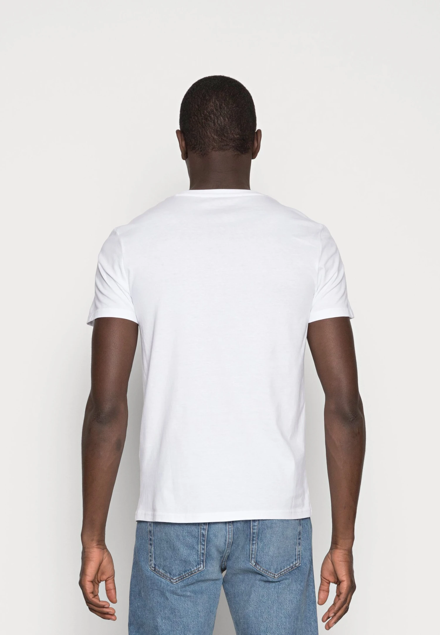 Pier One 5 Pack - T-Shirt Basic - White - Afbeelding 3