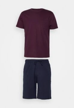 Pier One Pyjama - Dark Blue/Bordeaux -Pier One Goedkope Winkel b2f14588a60742cf921b03381d5dcec9
