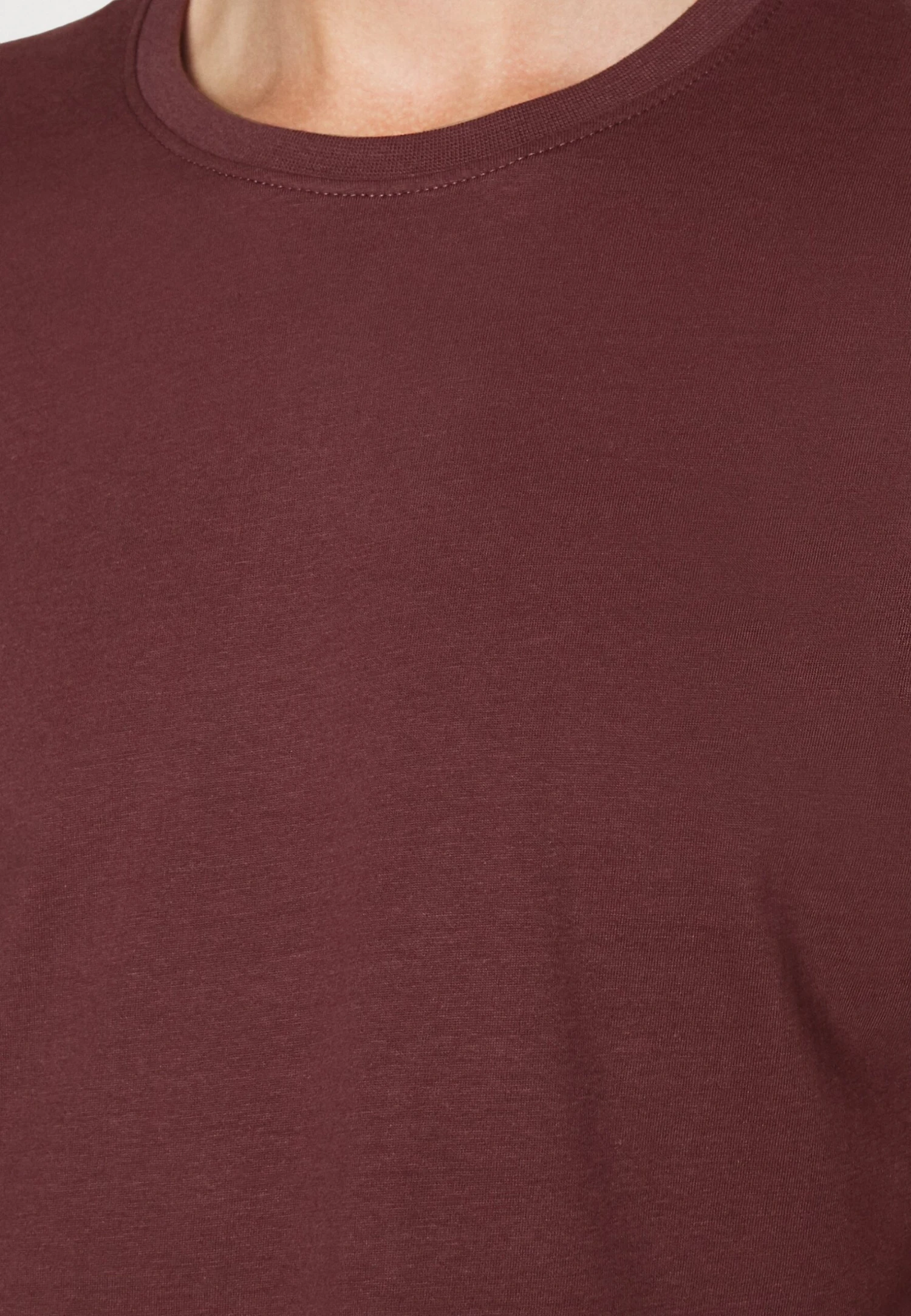 Pier One 5 Pack - T-Shirt Basic - Bordeaux/Light Grey/Brown - Afbeelding 7