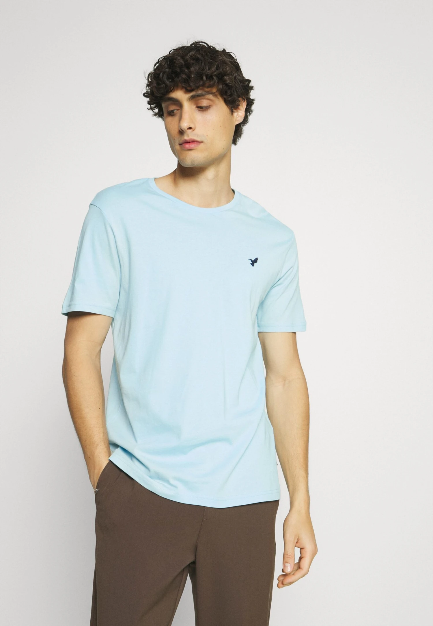 Pier One 5 Pack - T-Shirt Basic - Light Grey - 101_White - 001_Green - 602 - Afbeelding 5