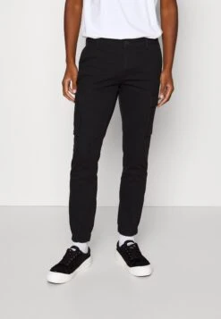 Pier One 2 Pack - Cargobroek - Olive/Black -Pier One Goedkope Winkel e0bf2536d5a04652937019f4273abb8d