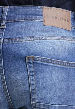 Pier One Straight Leg Jeans - Mid Blue -Pier One Goedkope Winkel e4f78058b0ef4200880caca07e19f7bc