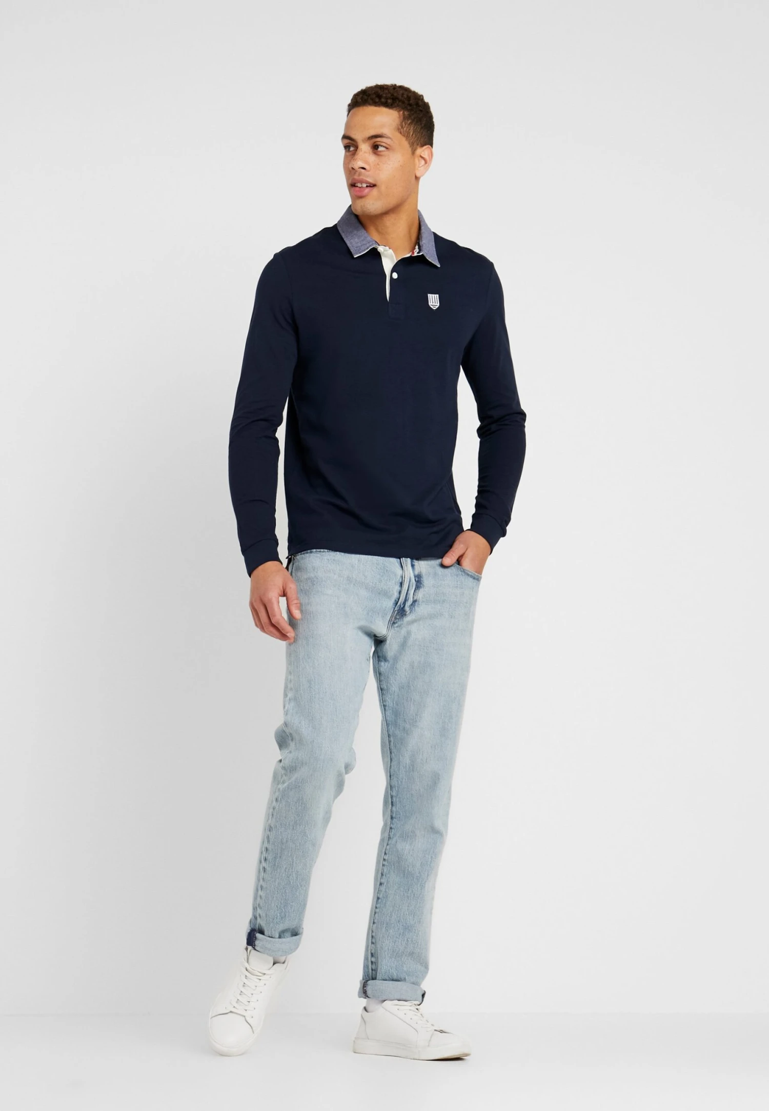 Pier One Collar Rugby - Poloshirt - Dark Blue - Afbeelding 2