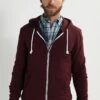 Pier One Sweater Met Rits - Bordeaux Melange